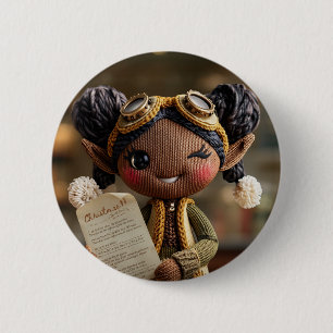 Official Elf Report 2 Inch Round Button