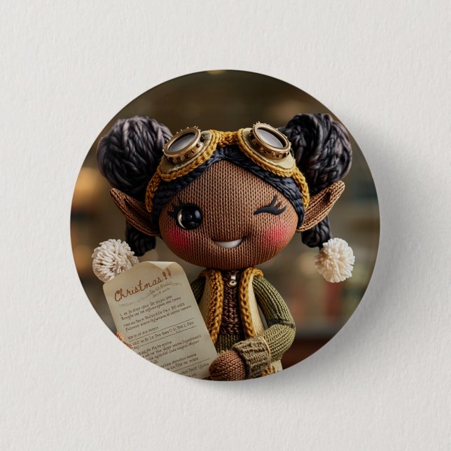 Official Elf Report 2 Inch Round Button (Front)