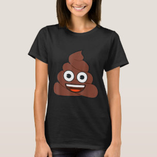 Official Emoji Poop Happy Yellow Smile Face T-Shirt