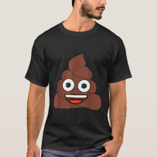 Official Emoji Poop Happy Yellow Smile Face  T-Shirt