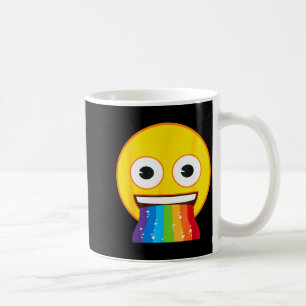 Official Emoji Rainbow Mouth Yellow Smile Face Coffee Mug