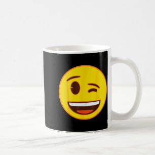 Official Emoji Wink Winking Yellow Smile Face Coffee Mug