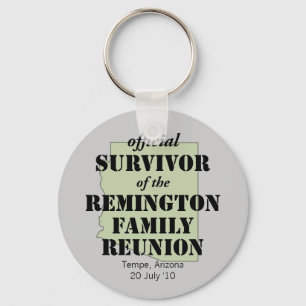 Official Family Reunion Survivor - Arizona Green Keychain
