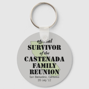 Official Family Reunion Survivor - California Gree Keychain