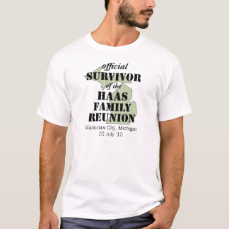 Official Family Reunion Survivor - Michigan Green T-Shirt