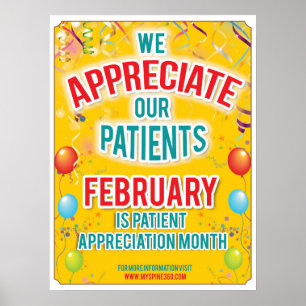 Official February Patient Appreciation Poster