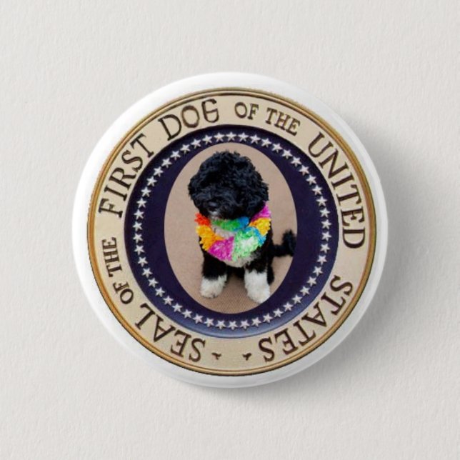 Official First Dog Bo Button (Front)