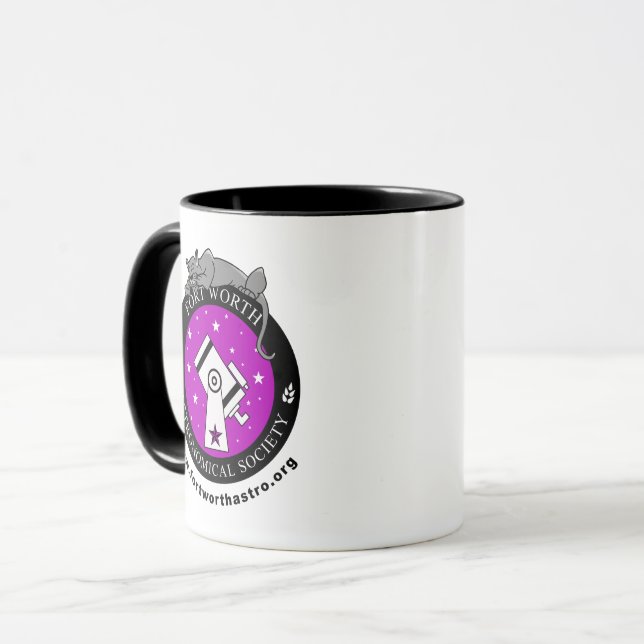 Official FWAS Custom Colour Coffee Mug (Front Left)