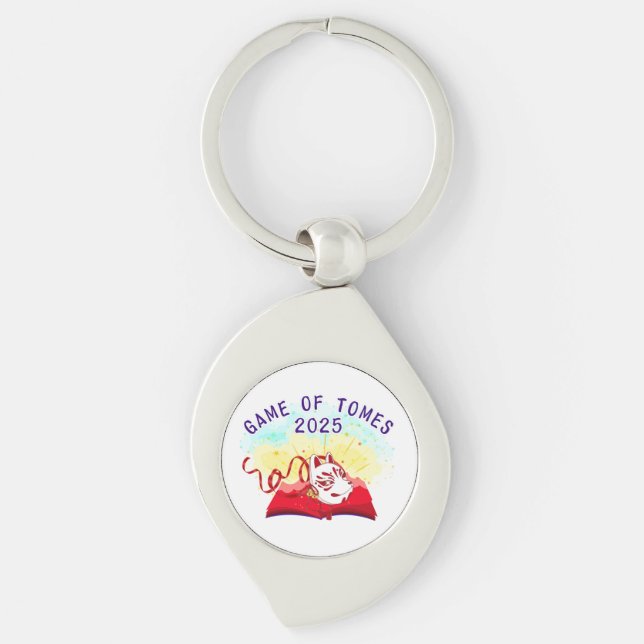 Official Game of Tomes 2025 Keychain (Front)