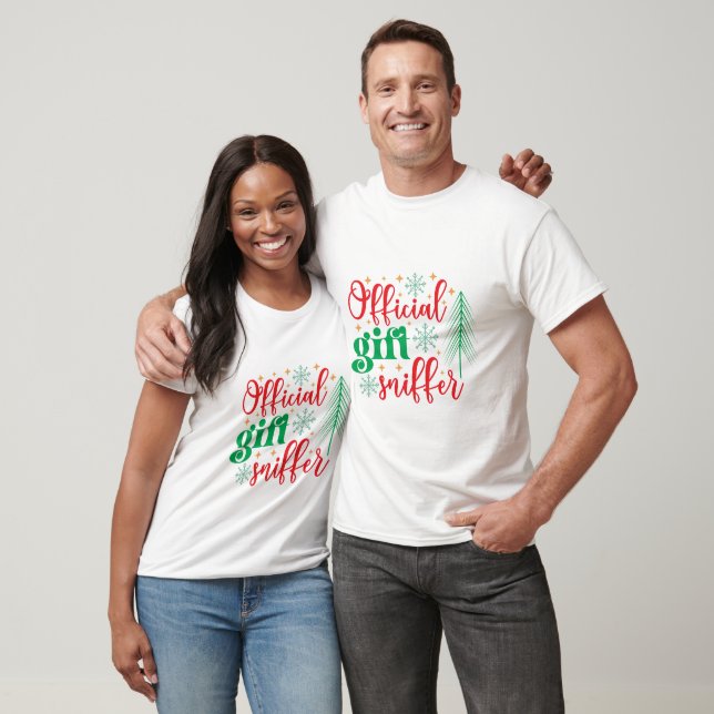 Official Gift Sniffer Christmas T-Shirt (Unisex)