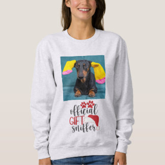 Official Gift Sniffer Funny Pet Dog Christmas Sweatshirt