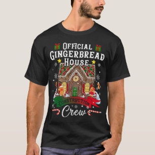 Official Gingerbread House Construction Crew Chris T-Shirt