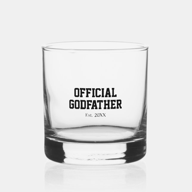 Official Godfather Whiskey Glass (Front)