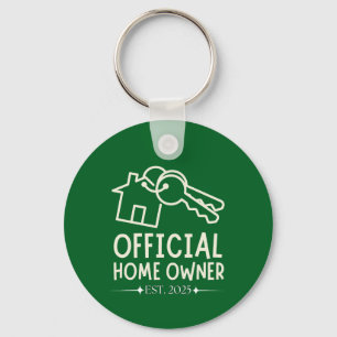 Official Homeowner Est. 2025 Proud First Timer Keychain