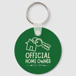 Official Homeowner Est. 2025 Proud First Timer Keychain