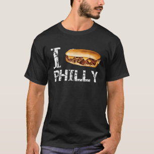 Official I Love Philly Cheesesteak Shirt