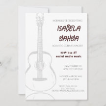 Official invitation to attend the special concert