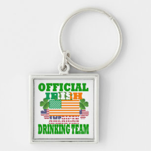Official Irish American drinking team Keychain