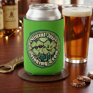 Official Irish Drinking Team St Patricks Day Can Cooler