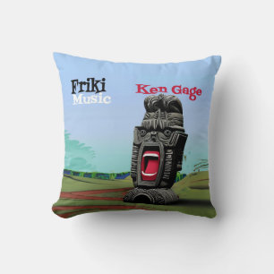 Official Ken Gauge Friki Music Album Doublesided Throw Pillow