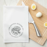 Official Kitchen | Pizza Themed  Kitchen Towel<br><div class="desc">A funny yet classy custom kitchen towels tailored to your family kitchen.  Use the customization functions to control the text size,  font,  and other options.  Have fun being creative and making it your own.</div>
