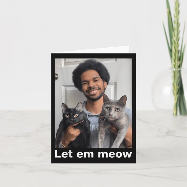 Official Let Em Meow Shirt  Card (Front)