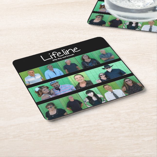 Official Lifeline Beverage Coasters (Angled)
