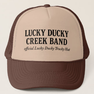 Official Lucky Ducky Trucky Hat-Words only Trucker Hat