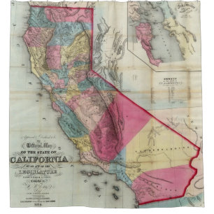 Official map of the State of California
