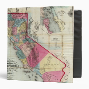 Official map of the State of California Binder