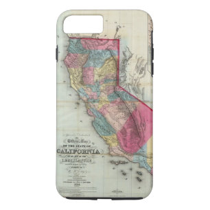 Official map of the State of California iPhone 8 Plus/7 Plus Case