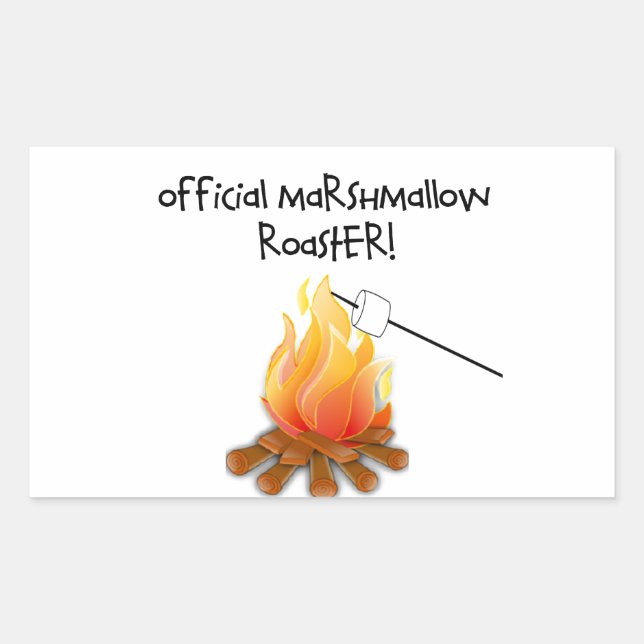 Official Marshmallow Roaster Sticker (Front)