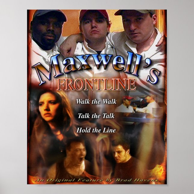 Official Maxwell's Frontline Movie Poster (Front)