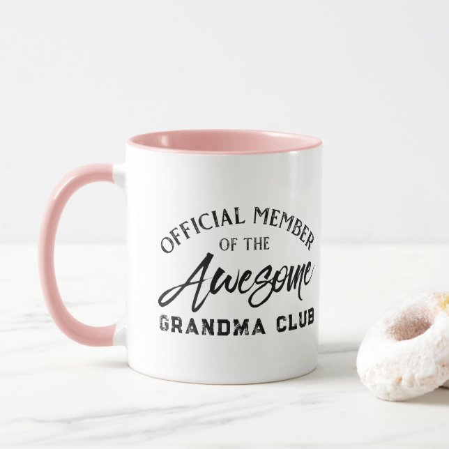 Official Member Grandma Club Mug (With Donut)