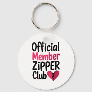 Official Member Zipper Club, Open Heart Byp Surger Keychain