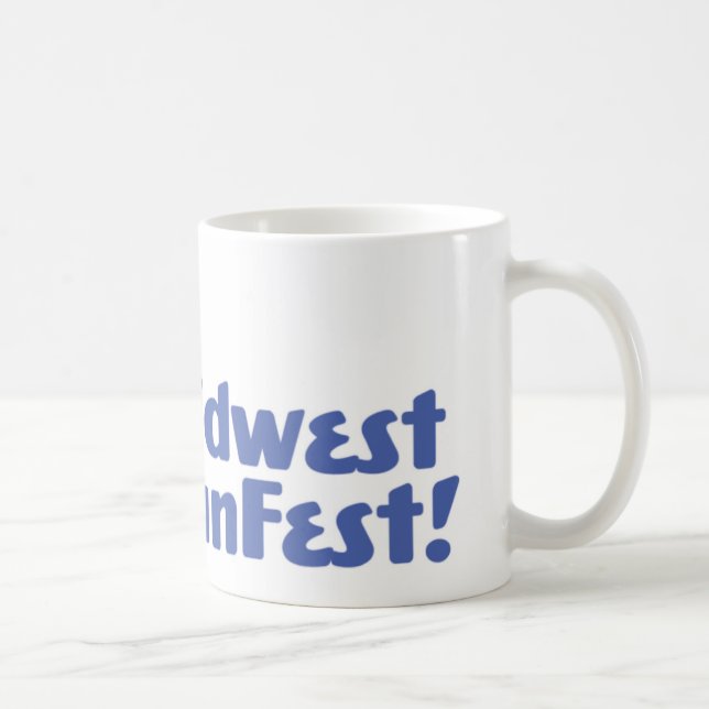 Official MidWest BunFest logo coffee mug (Right)