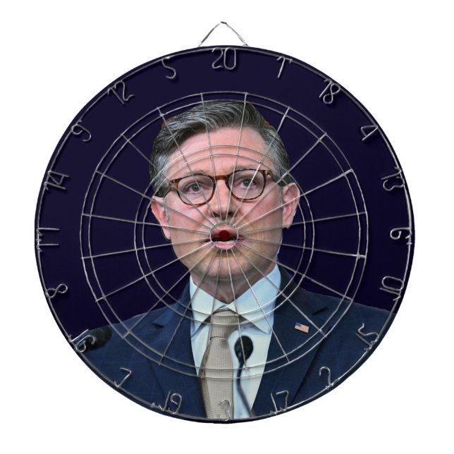 Official Mike Johnson Dartboard (Front)