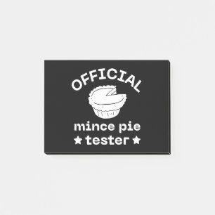 Official Mince Tester Post-it Notes