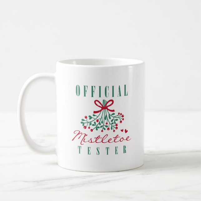 Official Mistletoe Tester Coffee Mug (Left)