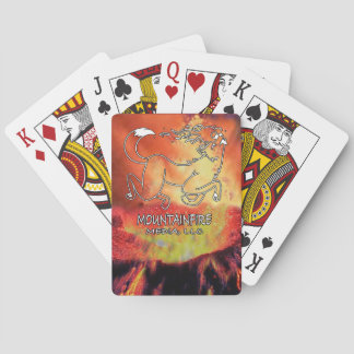 Official MountainFire Media Logo Design on Playing Cards