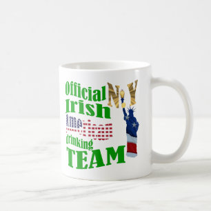 Official N.Y. Irish American drinking team Coffee Mug