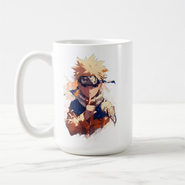 Official Naruto Anime Mug - 11oz Ceramic Coffee Cu (Gauche)