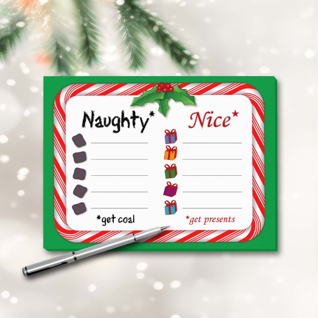 Official Naughty or Nice List Post-it Notes (Creator Uploaded)