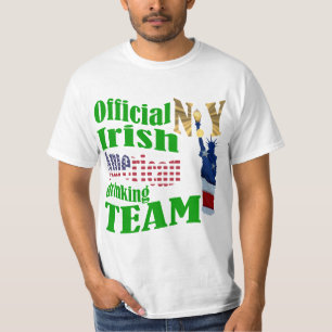 Official New York Irish American drinking team T-Shirt