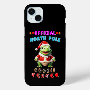 Official North Pole Cookie Tester Giant Christmas iPhone 15 Mini Case