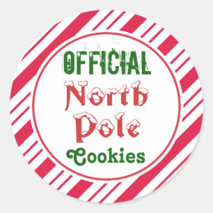 Official North Pole Cookies Stickers
