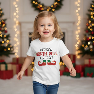 Official North Pole Elf Team Christmas T-Shirt