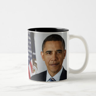 Official Obama Inauguration Souvenir Two-Tone Coffee Mug