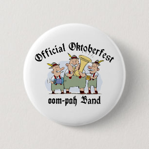 Official Oktoberfest Oom Pah Band 2 Inch Round Button
