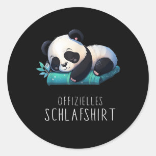 Official Otter Sleep Panda Classic Round Sticker